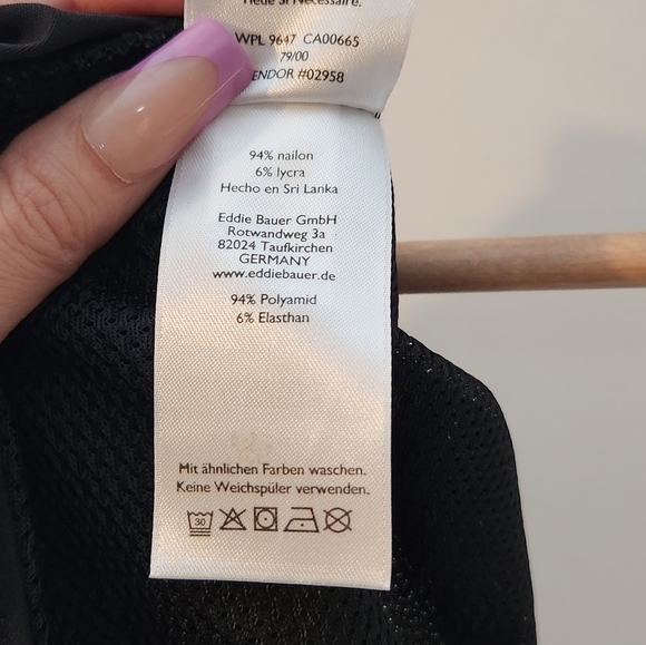 Eddie Bauer Women’s First Ascent Pant Black Size 6 Black Ankle Drawstring - Picture 7 of 11